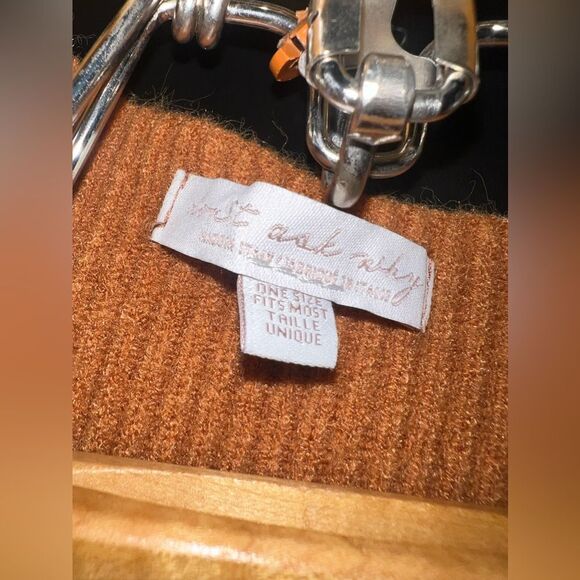 Just Ask Why Mustard Color Vest Sweater Dress With pockets Fall One Size EUC - Picture 6 of 6